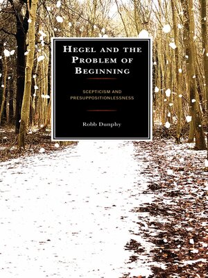 cover image of Hegel and the Problem of Beginning